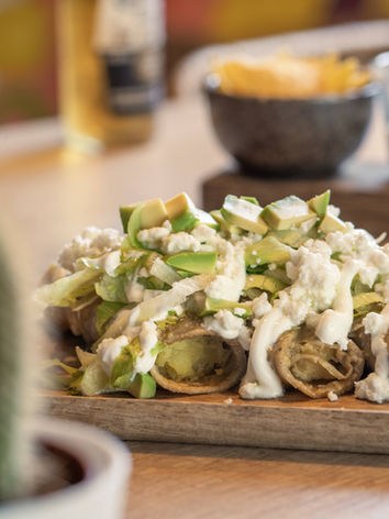 Guacamole maison et nachos